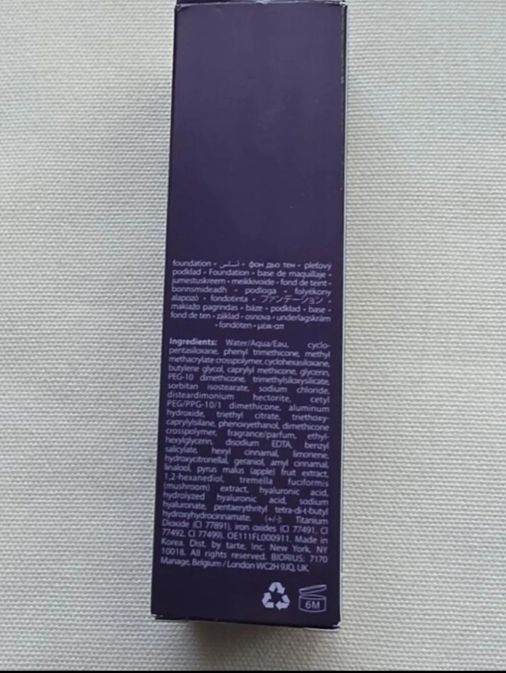 tarte face tape